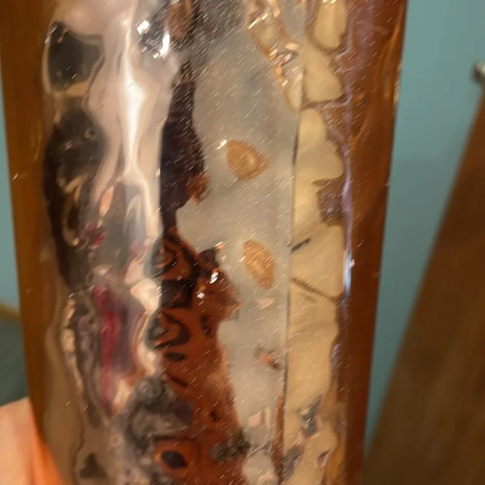 Nwt Starbucks Rose Gold Hammered Tumbler